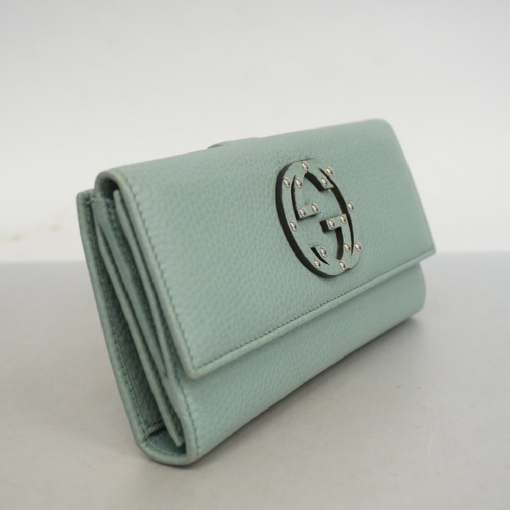 Auth Gucci Interlocking G Silver Metal Fittings 2… - image 8